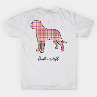 Bullmastiff Mom Plaid T-Shirt